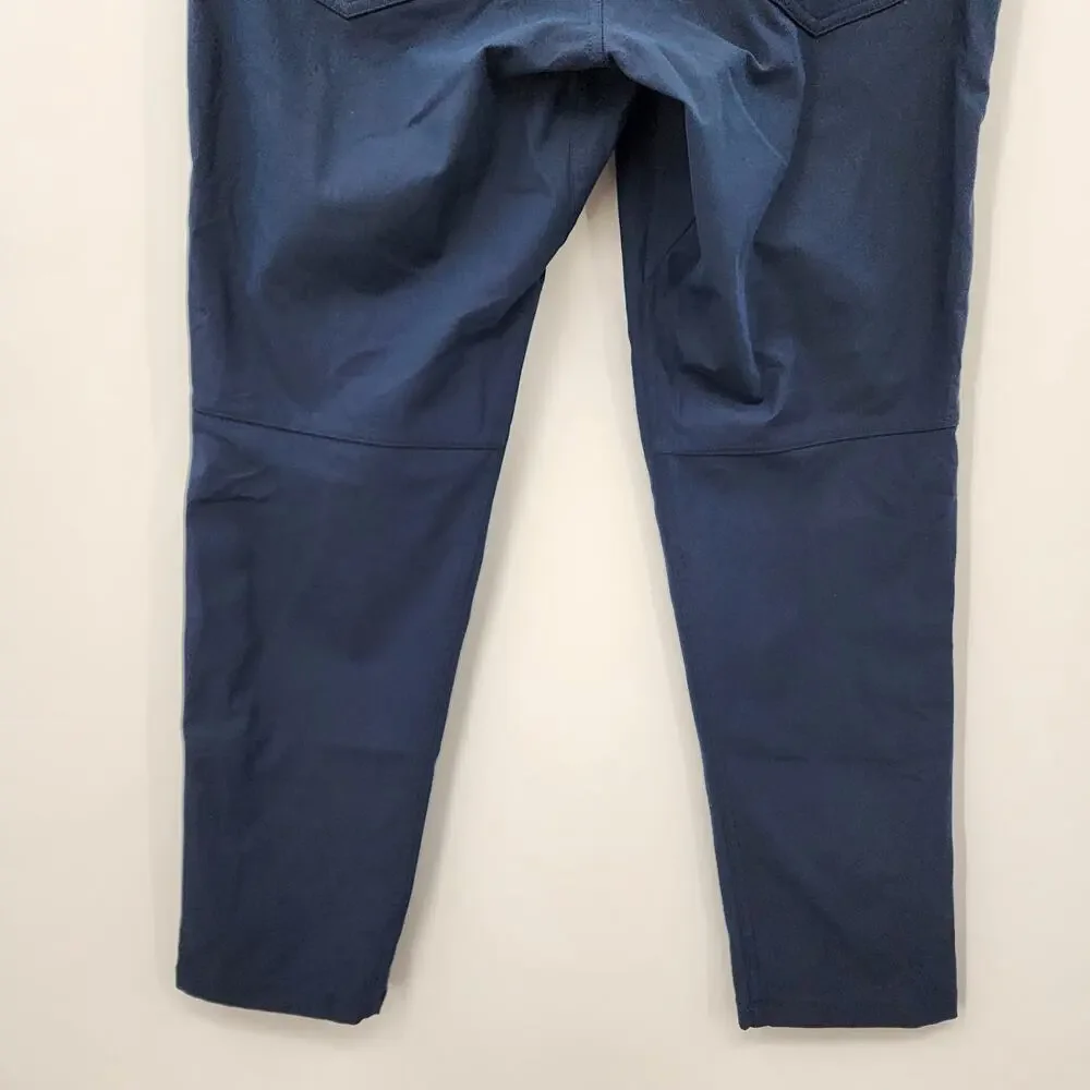 Men's Lululemon ABC Classic-Fit 5 Pocket Pant Warpstreme‎ Size 31 X 27 True Navy